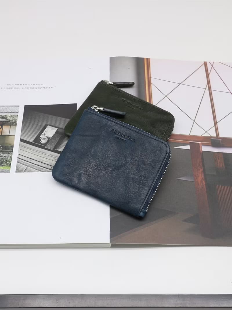 真皮手抓皺褶頭層牛皮零錢包