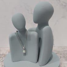 天然彩蛋白石項鍊