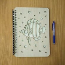 【教師節禮物】B5兩片活頁26孔筆記本─鏤空熱帶魚 筆記本