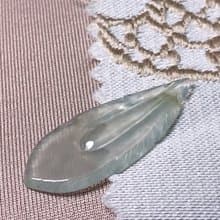 冰種翡翠羽毛 | 天然緬甸A貨翡翠 | 送禮