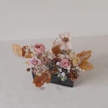 xuli.96 微醺玫瑰粉永生花桌花 開幕花禮