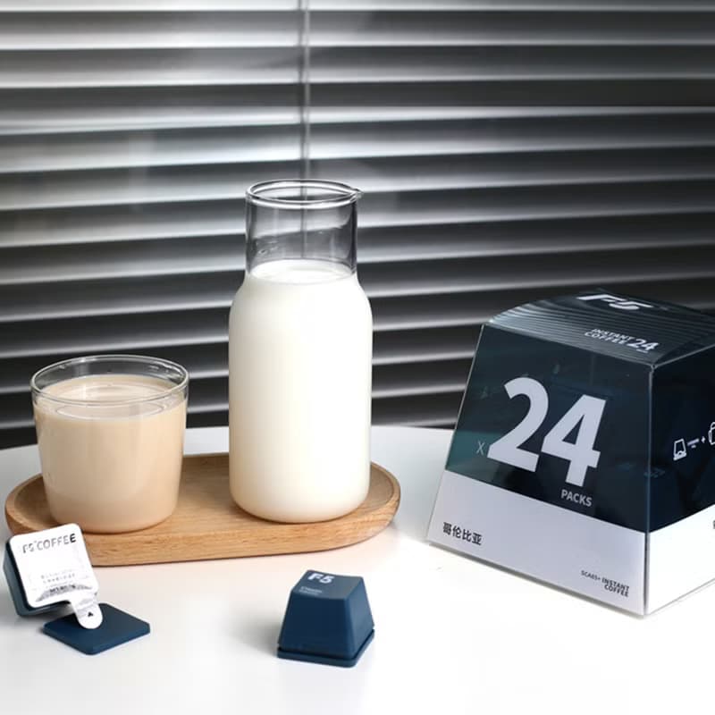 【免運】F5哥倫比亞風味 超即溶咖啡 冷萃凍干黑咖啡 3g*24顆