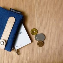 簡法_典雅藍 3秒攜帶鑰匙 零錢包(送集線器一組)