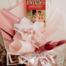 鈔票花束/鈔票玫瑰花束/有錢花/錢花束/生日花束/ 生日禮物/紅包