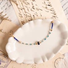 事業 x 青金石 藍透輝石 誕生石 【百子蓮 • 愛情來臨】手鍊