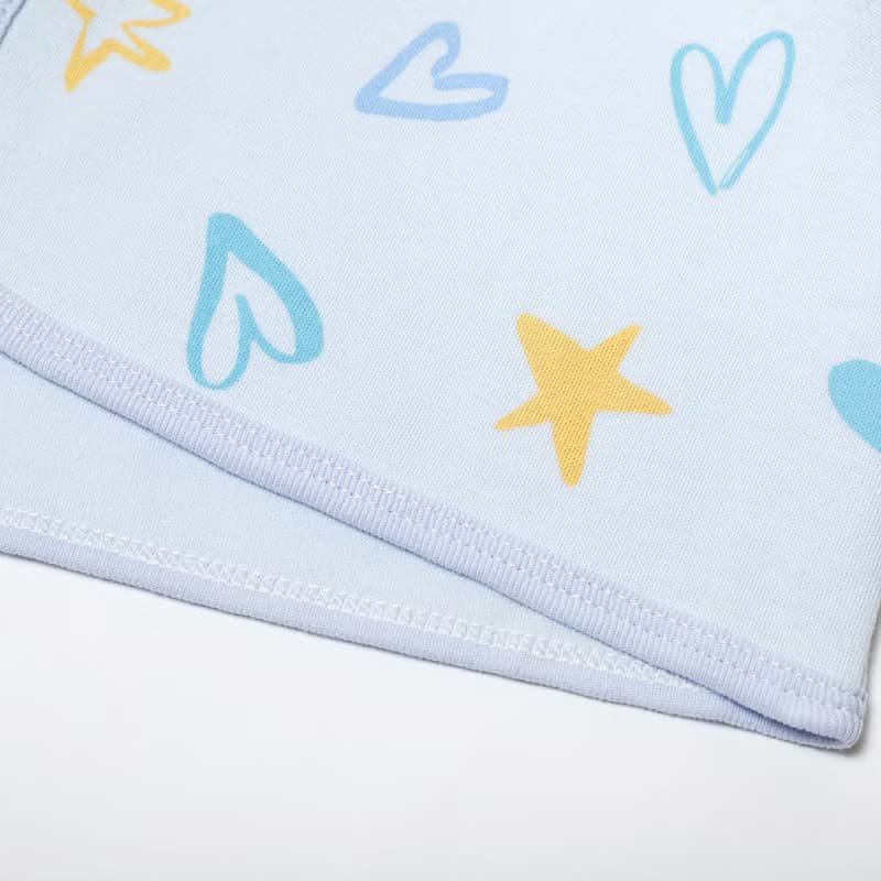 【秋冬新時尚】厚-新生兒純棉肚衣。護手反摺l綁帶開襟-3M/6M-MIT