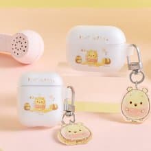 Disney Ufufy-愛蜂蜜的小熊維尼強悍防摔AirPods保護套(附吊飾)