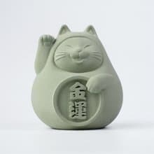 胖胖招財貓(大)  健康綠