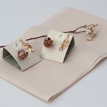 手作 不對稱 耳環 輕奢 月桃 種子 王冠 植物 個性 自信