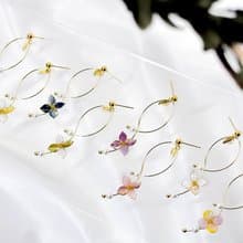 耳針x耳夾水晶花_精靈密語_光點飾品