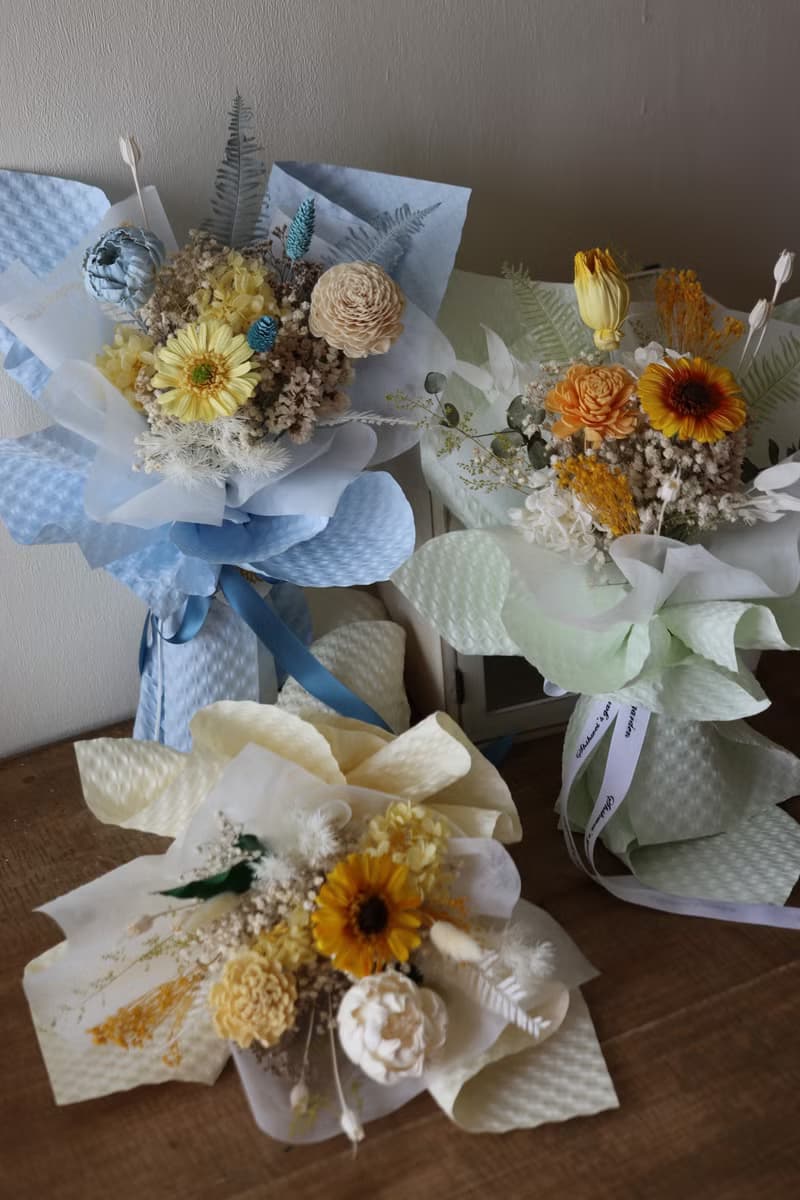 青春不散 非洲菊 畢業  不凋花花束