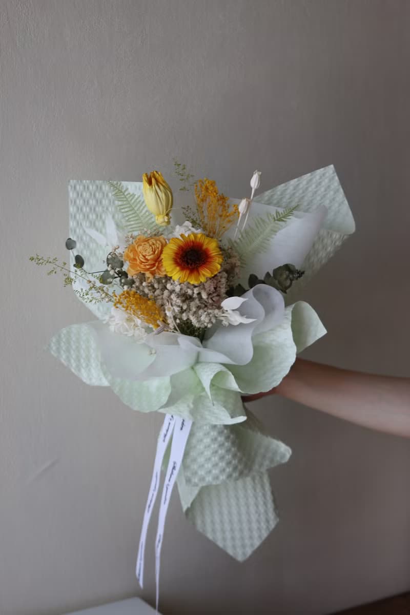 青春不散 非洲菊 畢業  不凋花花束