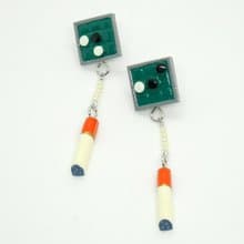 ボードゲーム　ピアス/イヤリング