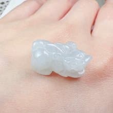 【招財神獸】冰種翡翠戰神貔貅| 天然緬甸玉翡翠 | 送禮