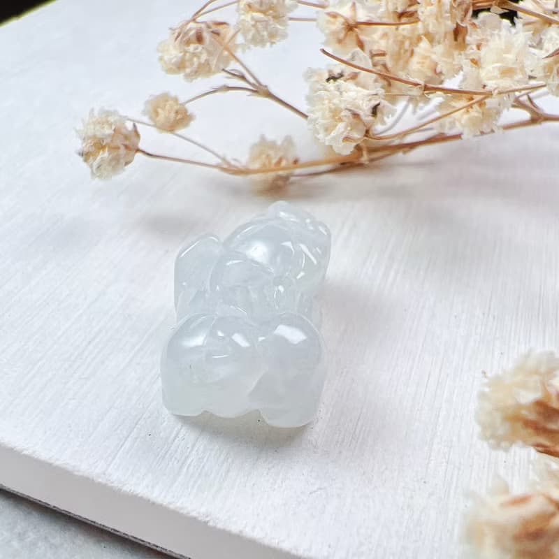 【招財神獸】冰種翡翠戰神貔貅| 天然緬甸玉翡翠 | 送禮