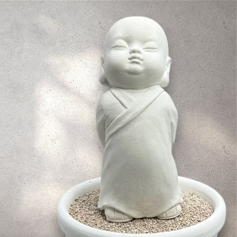 靜謐之美學 淨念吉祥小佛之(惟心)小盤套組  精緻台灣文創禮品