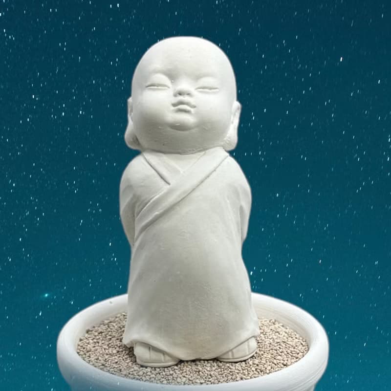 靜謐之美學 淨念吉祥小佛之(惟心)小盤套組  精緻台灣文創禮品