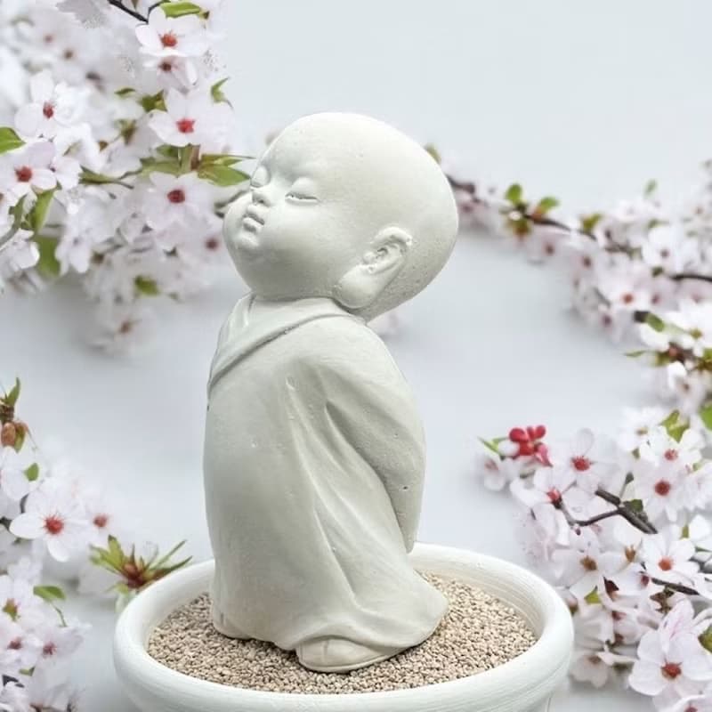 靜謐之美學 淨念吉祥小佛之(惟心)小盤套組  精緻台灣文創禮品