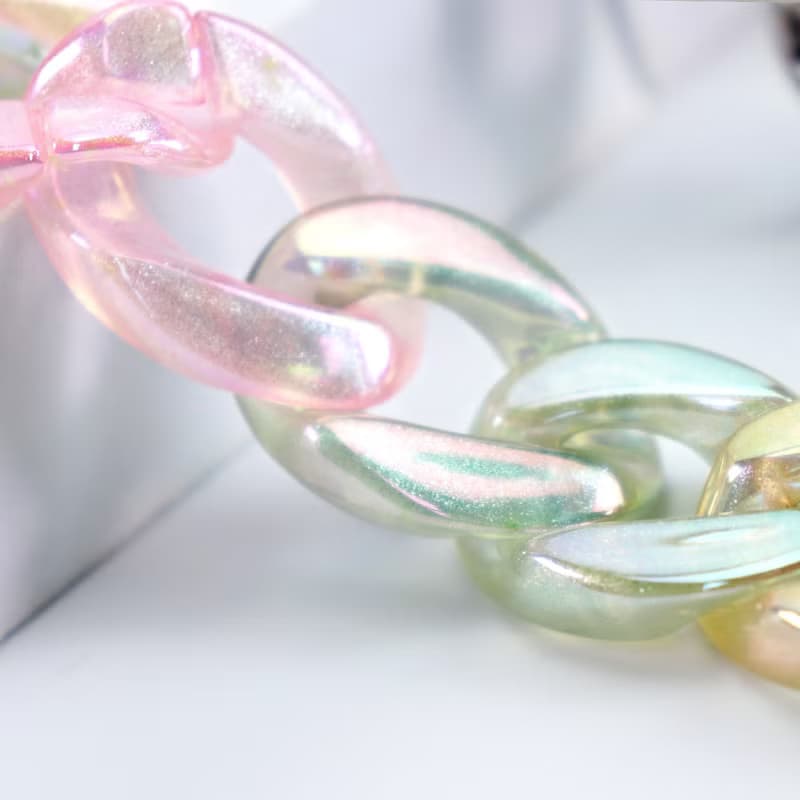 【法式串珠】星幻馬卡龍鍊條腕繩 手機掛繩 手機吊飾 生日禮物