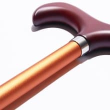 立體霧面顆粒紋手杖 - 玫瑰金