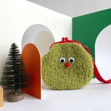 紅配綠狗臭屁毛毛怪/口金零錢包