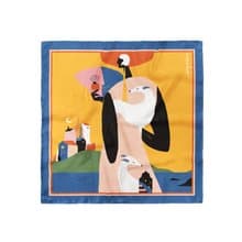 ::100%silk真絲絲巾:: — 【質感禮物】插畫師周邊 LUCY DALi