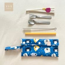 防潑水款環保餐具袋