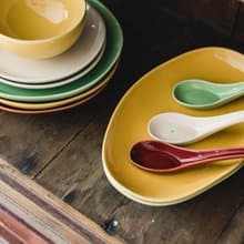 KOGA 許家陶器品 陶質湯匙 (協興紅)