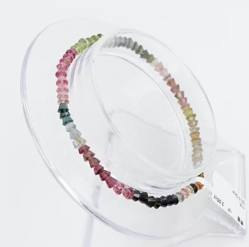 寶麗金珠寶-天然彩色碧璽手鍊