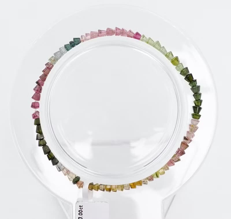 寶麗金珠寶-天然彩色碧璽手鍊