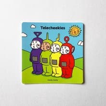 cheeky cheeky 惡搞天線寶寶 PVC防水方形貼紙 行李箱 電腦