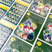 水果貓咪防水貼紙組/迷你貼紙