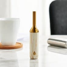 【初芳宇】SWIRL 磁吸沏茶筆-鈦金雅士白