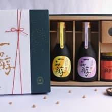 在地名物紀念款醬油禮盒(金桔鳳梨+芋頭)