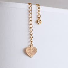 【純葉脈製作】心憶手鍊 - 金