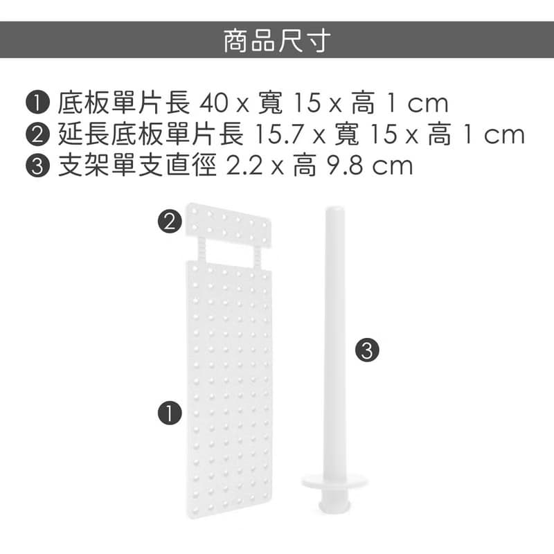 【Umbra】Peggy碗盤瀝水收納架2入(雲朵白) | 碗盤架