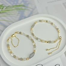 水晶手鍊 拉長石 月光石 穩定情緒 舒緩壓力 幫助睡眠