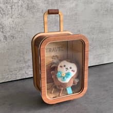 【手作DIY】行李箱 存錢筒 展示櫃 收納 娃包 痛包 木質 畢業禮物