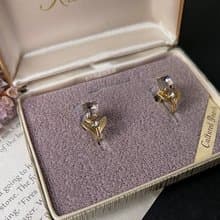 Van Dell 莓果12K包金耳夾