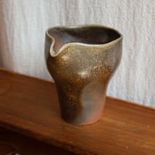 緋紅 柴燒陶茶海 公道杯