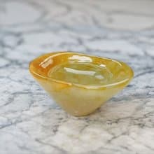 飄黃翡翡翠元寶 | 天然緬甸玉A貨翡翠 | 送禮