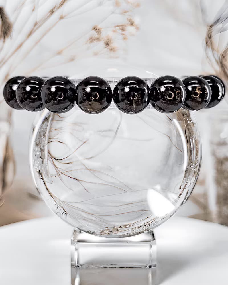 【斑馬紋金運石】高品水晶手鍊手串手珠