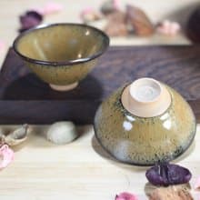 【送禮好物】70ml 天目對杯 斗笠茶杯 酒杯 鶯歌名家葉敏祥作