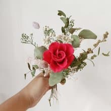 紅玫瑰永生乾燥花束  結婚求婚告白捧花外拍週年情人節生日交換禮
