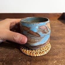 冷藍 茶杯 主人杯 | 陶器皿