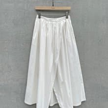 氣質剪裁大圓裙(白)