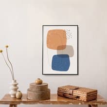 幾何 • 方形疊層I - 幾何/抽象/文青/復古/民宿/咖啡廳/掛畫