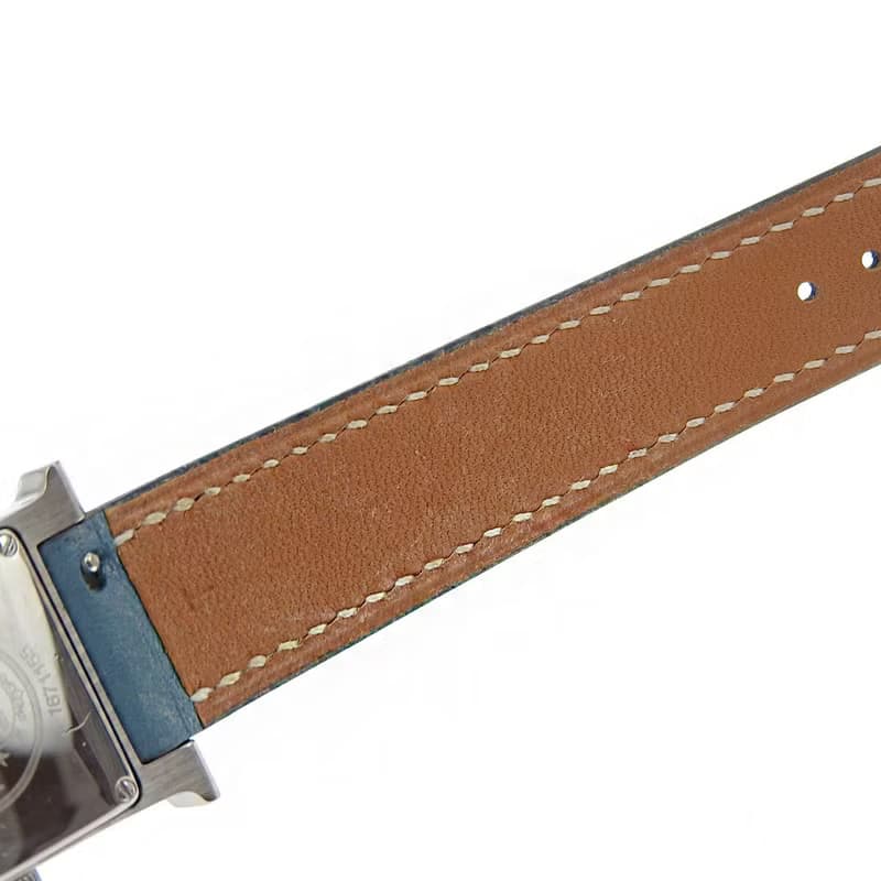 【日本直送】エルメス HERMES Hウォッチ 腕時計 HH1.210 SS×レザー T クオーツ アナログ表示 ブルージーン文字盤 レディース【中古】