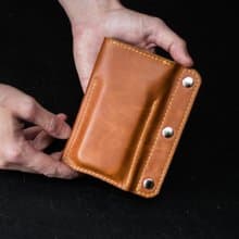 Leather Watch Roll for 2-4 watches, Leather watch pouch, watch case, watch box