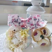 仙女夾香蕉夾相交夾髮夾-粉色花束